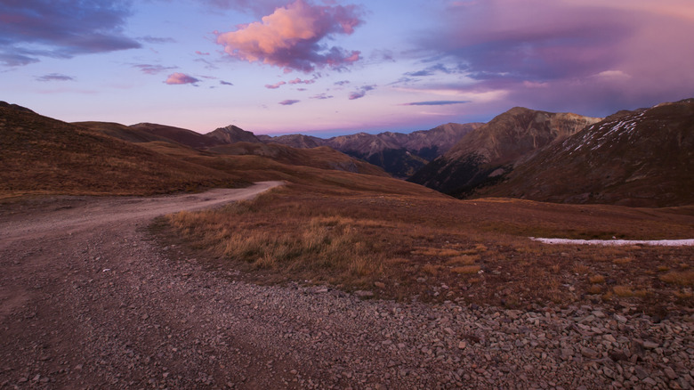 Continental Divide landscape in Colorado near Carson