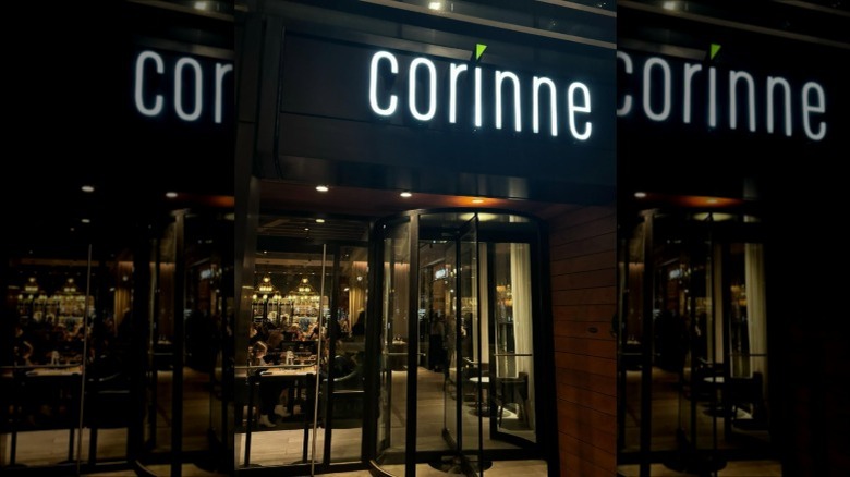 Exterior of Corinne restaurant in Denver