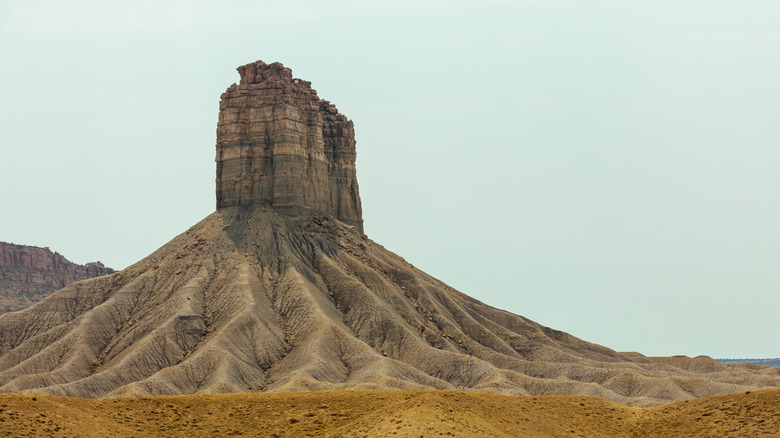 The "head" of Ute Mountain up close