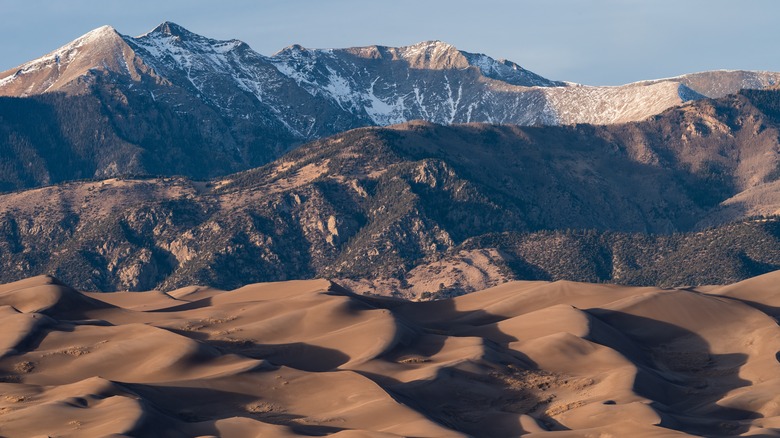 Sand dunes in the San Luis Valley, Colorado