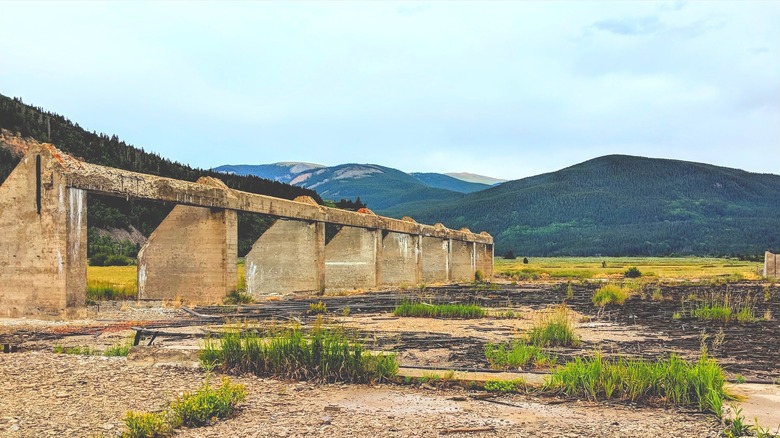 Ruins in a field in Colorado