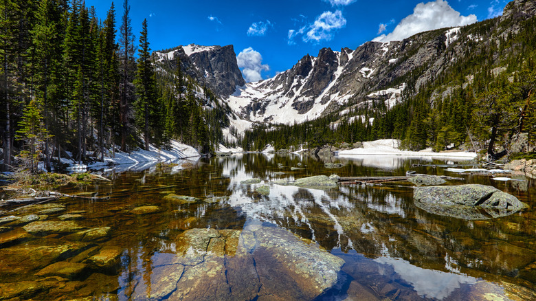 Dream Lake at the Rocky Mountain National Park, Colorado, USA