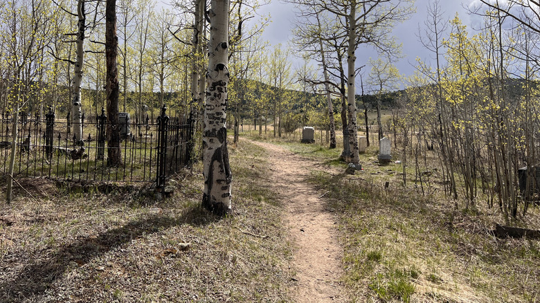 Knights of Pythias Cemetery in Central City, Colorado