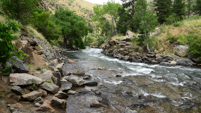 Clear Creek Canyon outside of Golden, Colorado