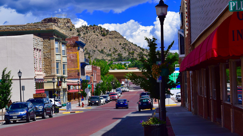 downtown street of Trinidad, Colorado