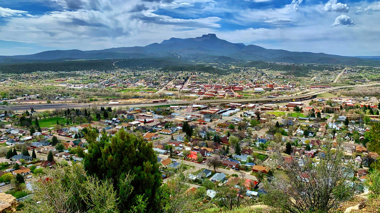 picture of Trinidad, Colorado from above