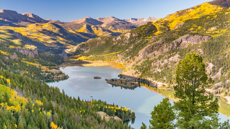 Lake San Cristobal from above