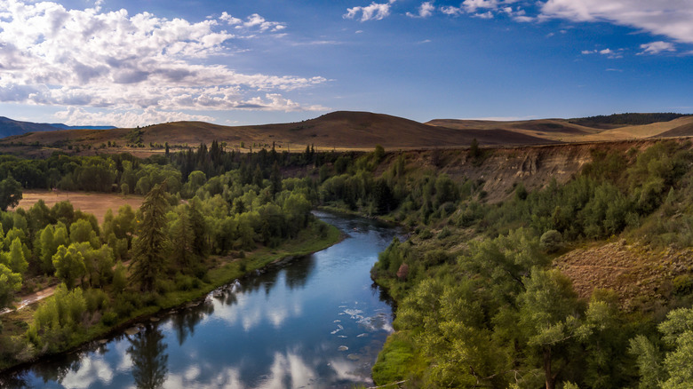 View of the Colorado River near Parshall, Colorado
