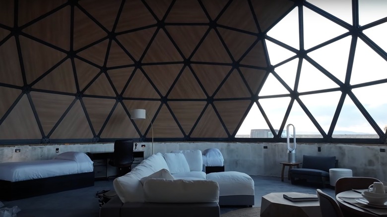 One of the rooms at the villas at Kosmos Stargazing Resort & Spa in Colorado