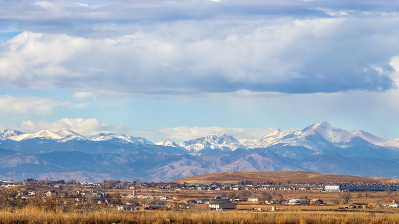 Mountain scenery around Loveland, Colorado