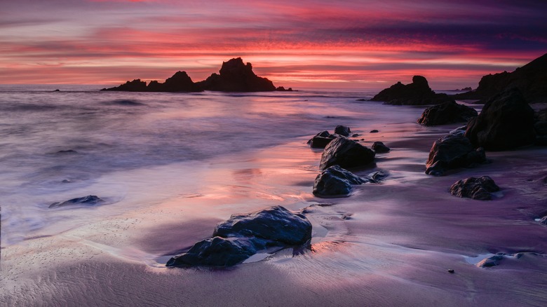 Pfeiffer Beach at sunset