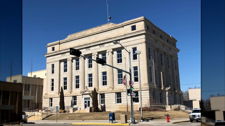 Platte County Court House, historic building in downtown Columbus, Nebraska