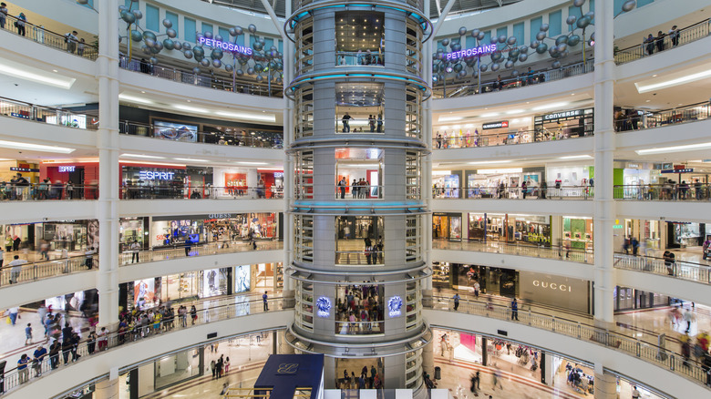 Large Mall in the center of Kuala Lumpur, Malaysia