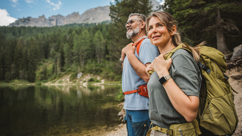 HIkers in the Dolomites