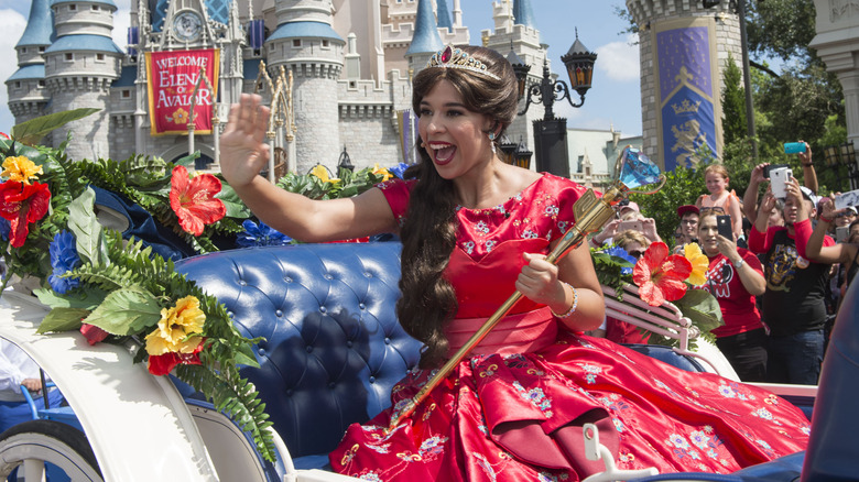 Princess Elena of Avalor at Disney World in 2016.