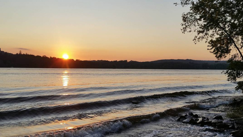 Sunset from Selden Neck State Park