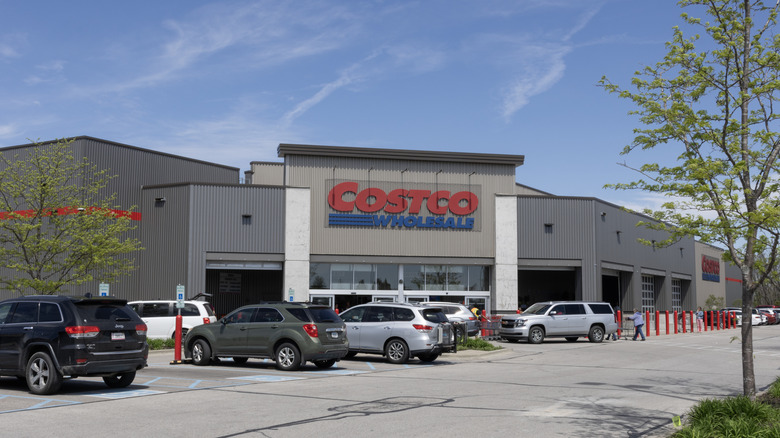 An entrance to Costco