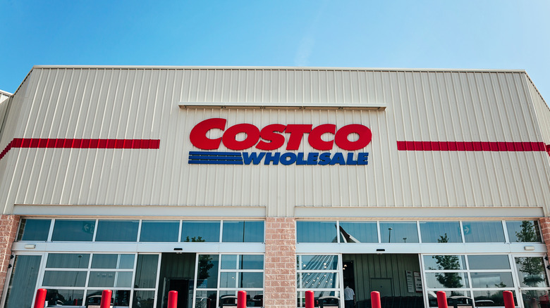 Exterior shot of a Costco store