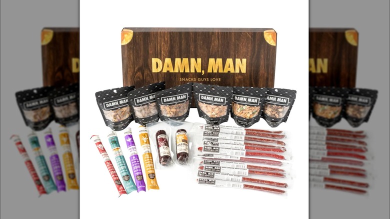 Damn, Man Executive Deluxe Box Snack Collection stock image