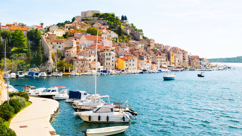 Seaside historic town in Croatia