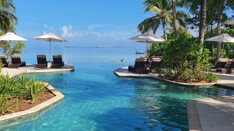 Pool at Likuliku Lagoon Resort