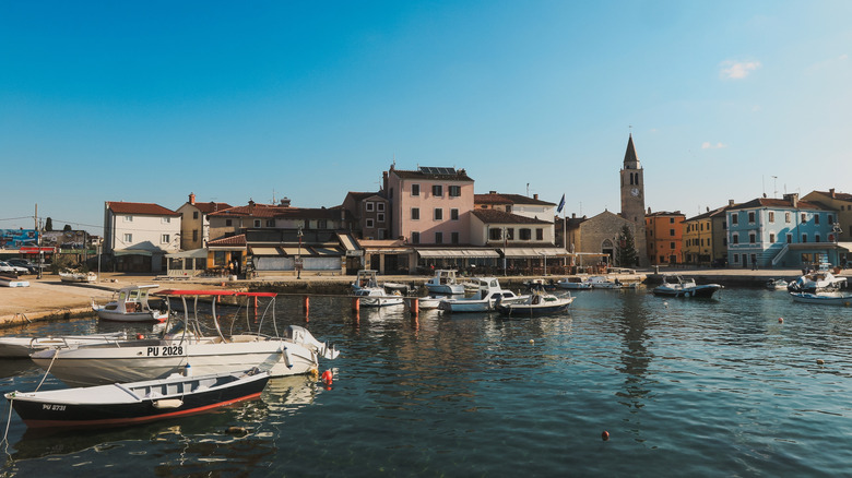 Harbor in Pula, Croatia