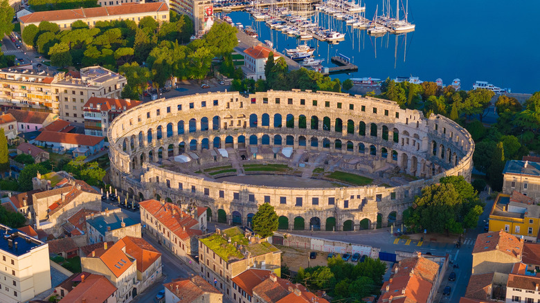 View of the Arena in Pula