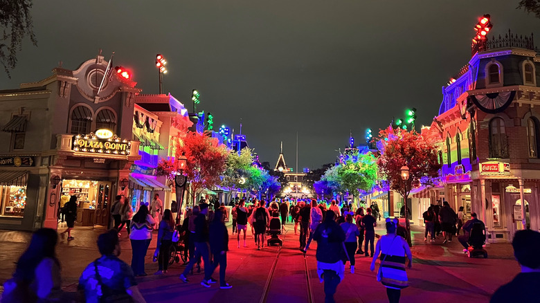 Main Street USA during Pride Nite