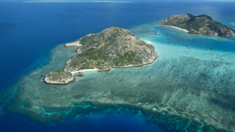 aerial view of Australia's Lizard Island