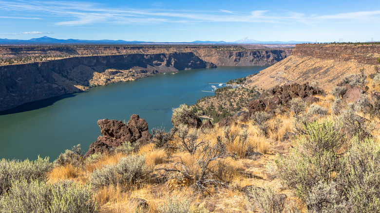 Lake Billy Chinook in The Cove Palisades State Park near Culver, Oregon