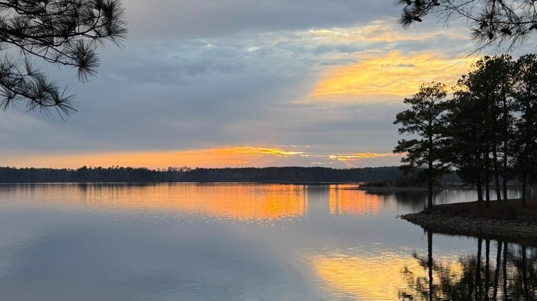 View of Lake Juliette in Georgia