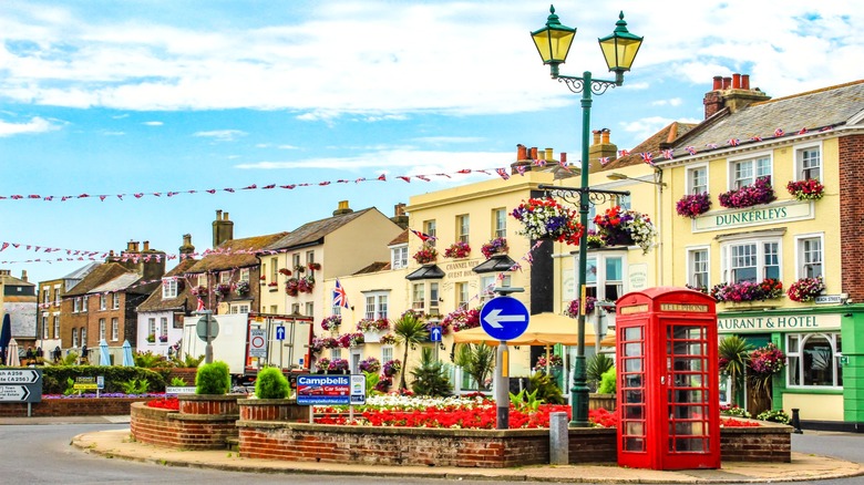 Beach Street area in the seaside town of Deal, Kent, England