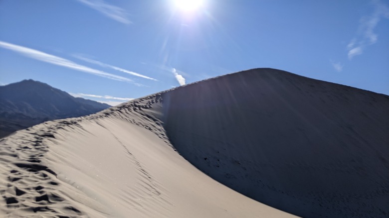 Sun over the Kelso Dunes