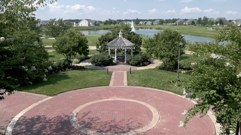 A gazebo and park in Bridgeville, DE