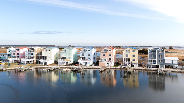 The colorful "Painted Ladies" houses of Fenwick Island