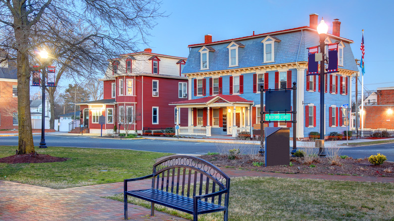 Colorful and vibrant street in Georgetown