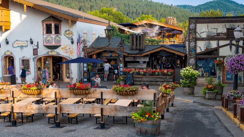 Bavarian building in Leavenworth