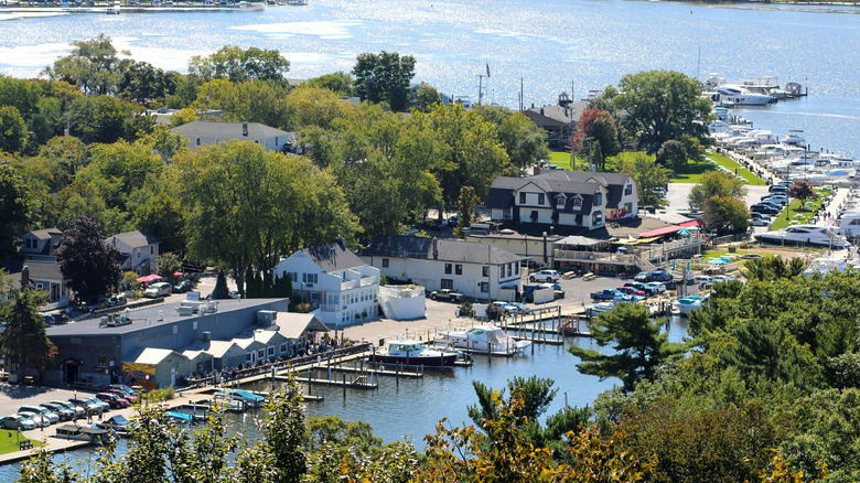 Saugatuck, Michigan aerial