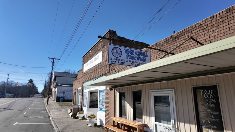 Exterior of The Chill Factory on Main Street