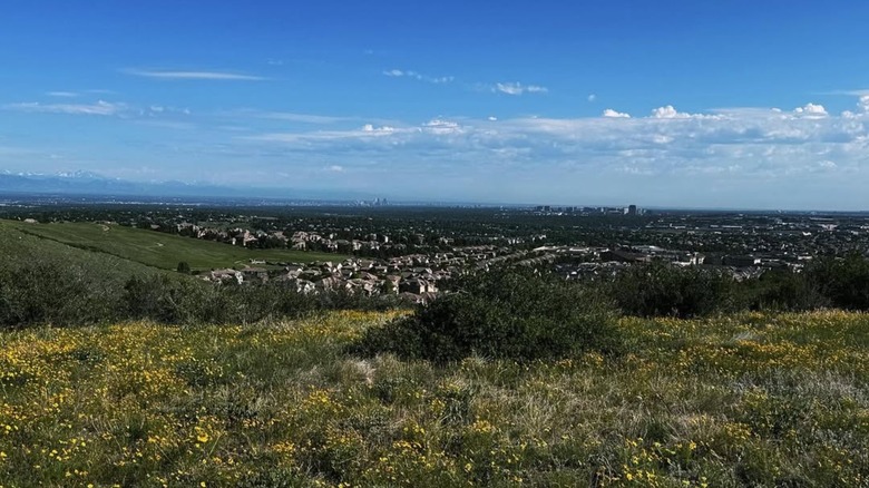 Bluffs overlooking Lone Tree, Colorado