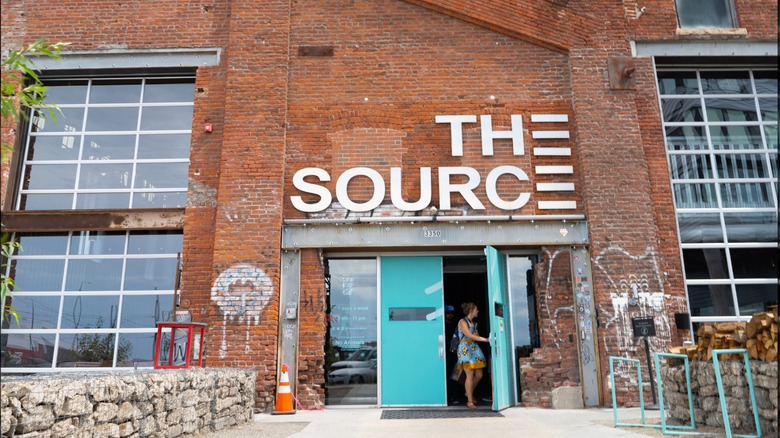 Entrance to The Source Market Hall in Denver, Colorado
