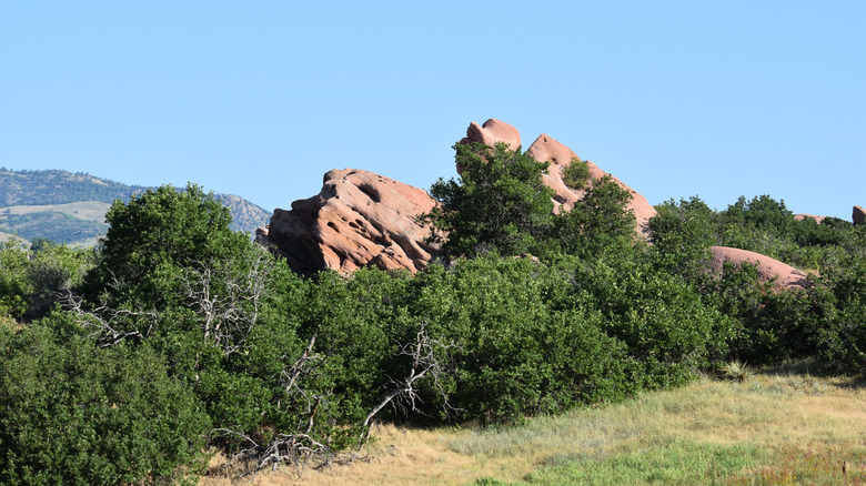 Red rocks in Ken Caryl