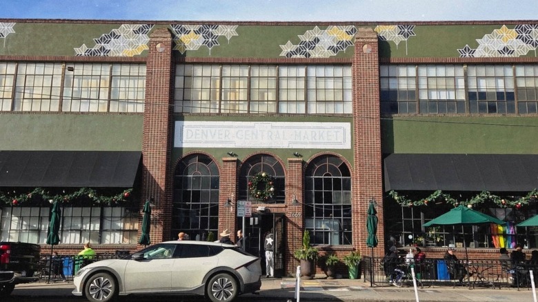 The entrance to the Denver Central Market