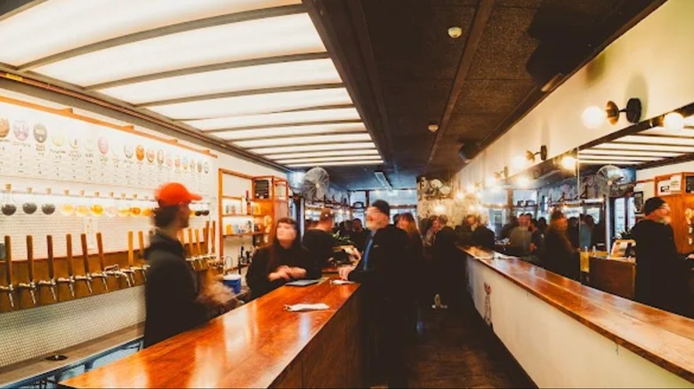 Interior of Wellington based Garage Project Taproom