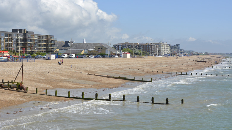 The beach in Bognor Regis
