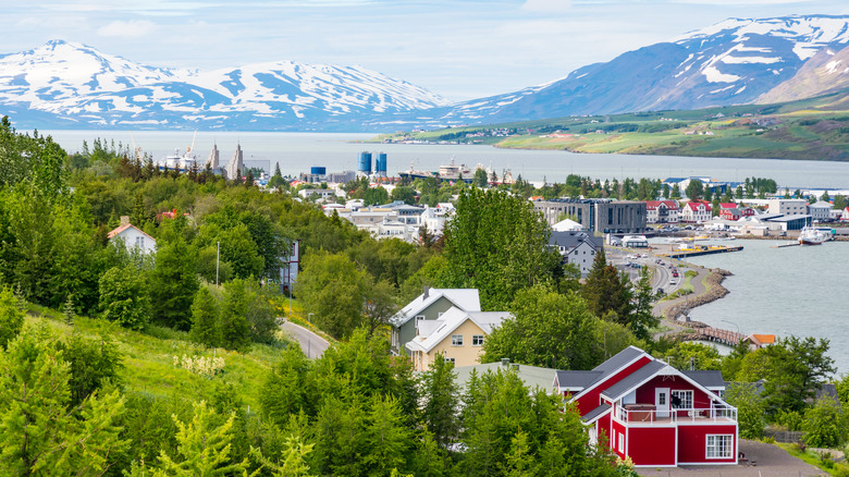 Icelandic town of Akureyri