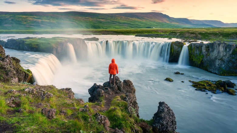 Godafoss waterfall in Iceland