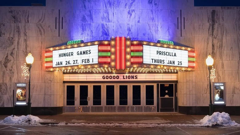 The historic Penn Theater in Plymouth, Michigan