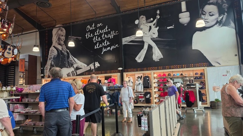 Inside interior of Tennessean Travel Stop