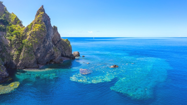 Scotts Head in Dominica, Caribbean, a pristine snorkeling and diving Marine Protected Area